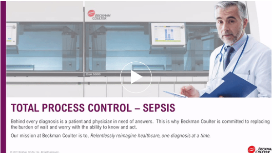 Beckman Total process control for sepsis