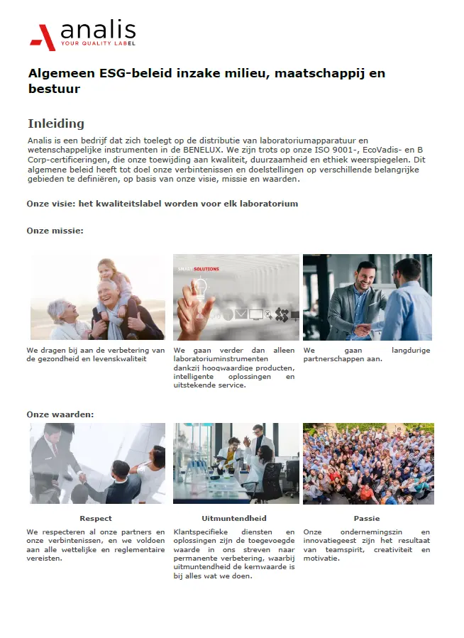 ANALIS ESG POLICY NL VERSIE