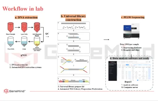 Whole-Genome Sequencing (WGS) NGS Workflow in Lab Whole-Genome Sequencing (WGS) NGS Workflow in Lab
