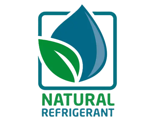 Natural refrigerant label Natural refrigerant label