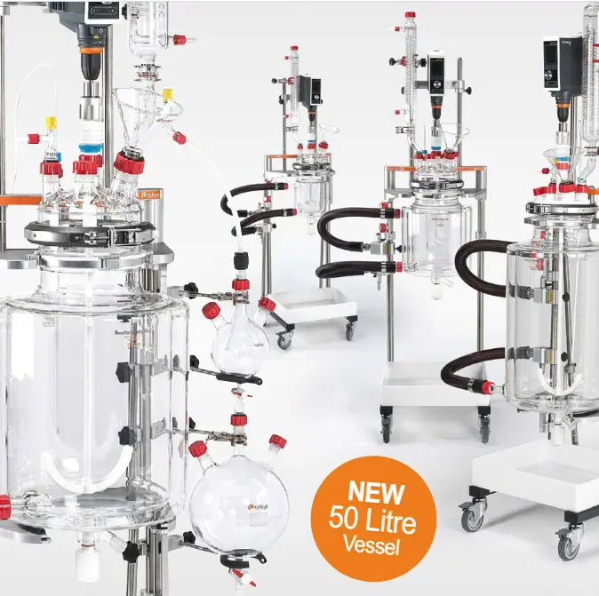 Radleys Reactor-Ready™ Pilot Lab Reactor 50L