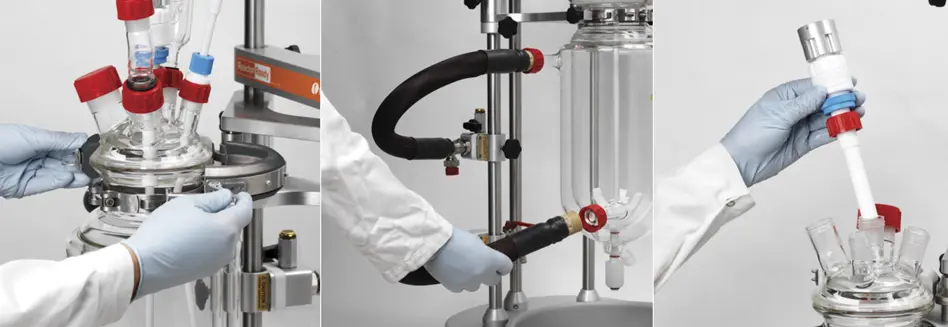 met de hand manipuleren van reactorklare radleys reactorklare radleys