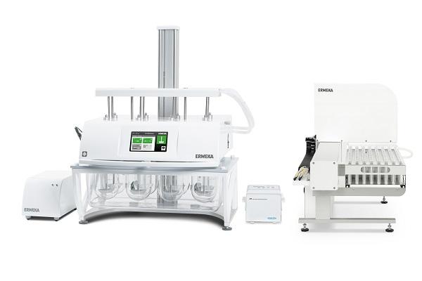 Testeur de dissolution en ligne et hors ligne d'Erweka Digital Offline System DT950