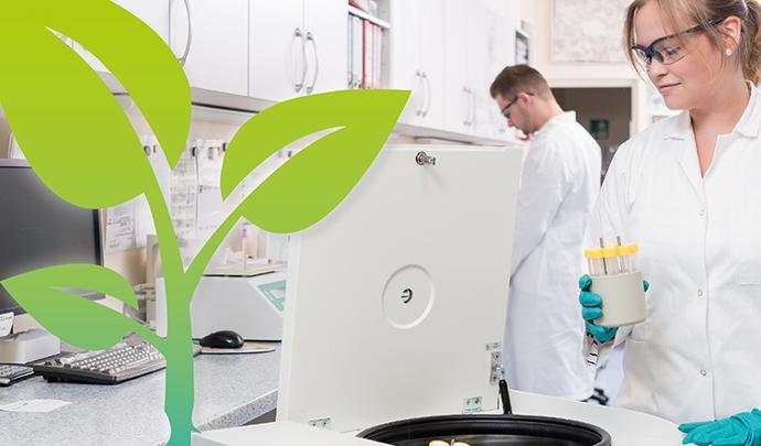 Eco-modus as and Energy-efficient product feature Eco-modus Benchtop centrifuge Energie-efficiënte producteigenschap