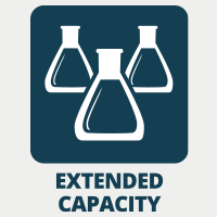 Extended capacity for Shaking incubator high capacity number of flasks