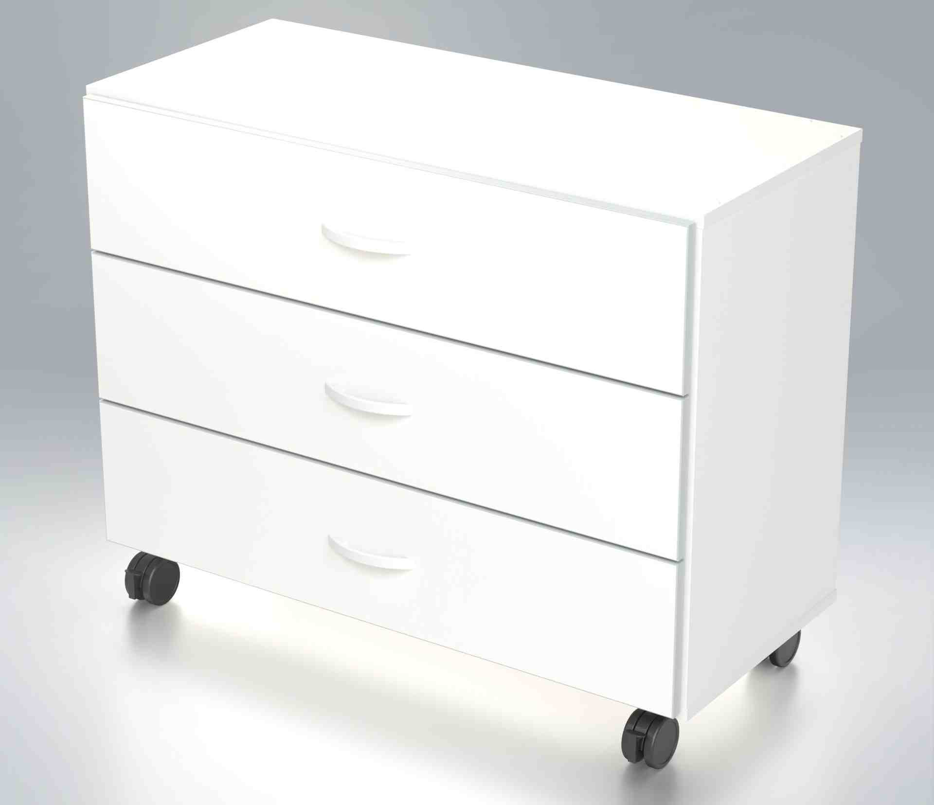 Speedlab furniture - WHEELED CABINET 3 DRAWERST