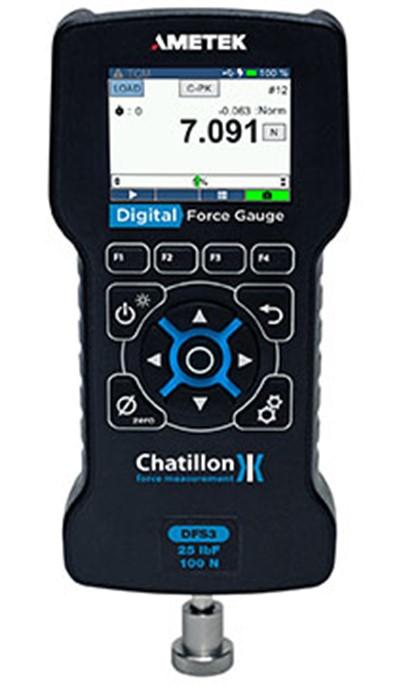 DFS3 - Krachtmeters Chatillon Materiaaltesten