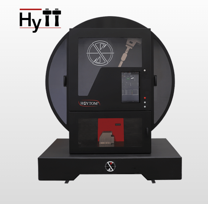 The HyTT Hoytom pendulum impact tester has been designed to test metals according to the Charpy or Izod impact testing standards. It is available in capacities from 300 to 750J. It can run tests automatically, and is operated via a simple and intuitive touch screen. Its guard includes a polycarbonate sliding door with an electrical interlock, which meets the requirements for CE marking and Standard ISO 13849. HyTT Pendulum Impact Test Charpy or Izod