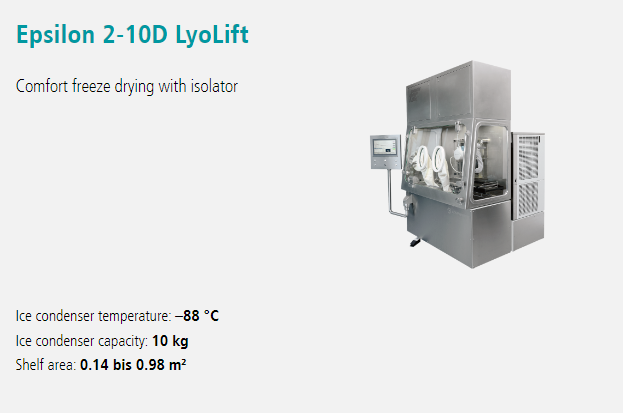 Martin Christ Epsilon 2-10D Lyolift Martin Christ Epsilon 2-10D Lyolift