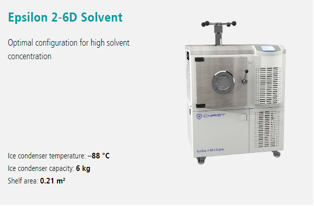 Martin Christ Epsilon 2-6D Solvent Martin Christ Epsilon 2-6D Solvent