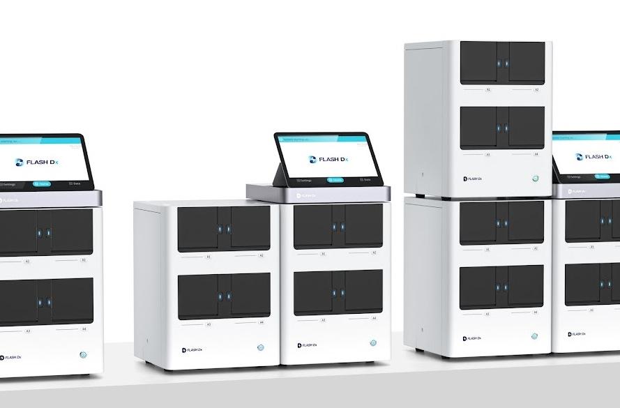 FlashDx sSPRT™ 4T/8T/12T Echantillon IVDR Label This Sample-to-Answer Molecular Test semi-Solid Phase Real-Time PCR