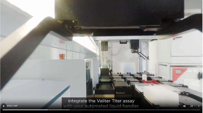 Valita Titer Assay -  automated IgG quantification platform