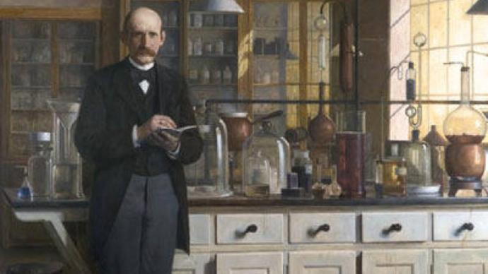 Portrait du chimiste danois Johan Kjeldahl (1849-1900) par Otto Haslund (1842-1917) Portrait du chimiste danois Johan Kjeldahl (1849-1900) par Otto Haslund (1842-1917)