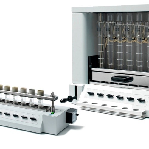 VELP COEX rapid fat extraction to prepare sample for fiber analysis