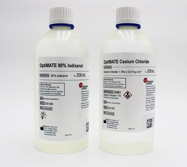 OptiMATE Chlorure de césium et Iodixanol Beckman Coulter OptiMATE Chlorure de césium et Iodixanol Ultracentrifugation