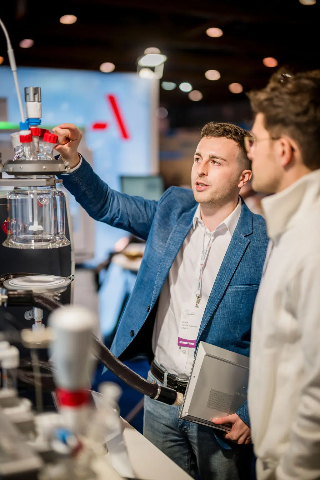 Démonstration d’instrument scientifique