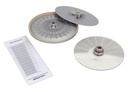 Sigma micro Haematocrit rotor 11024 with lid 17874 and evaluation card 17029