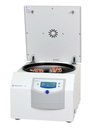 Sigma 4-5L open centrifuge with rotor loaded with blood collection tubes
