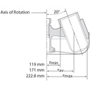 J-LITE® JLA-8.1000 Fixed-Angle Aluminum Rotor 6x 1 Liter, 8,000 rpm, 15,970 xg