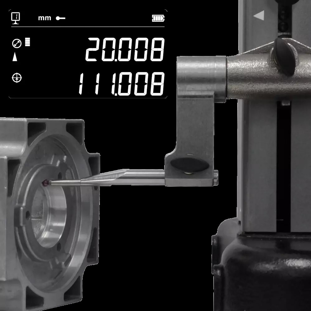 V5-400 Simultaneous display of diameter and centerline
