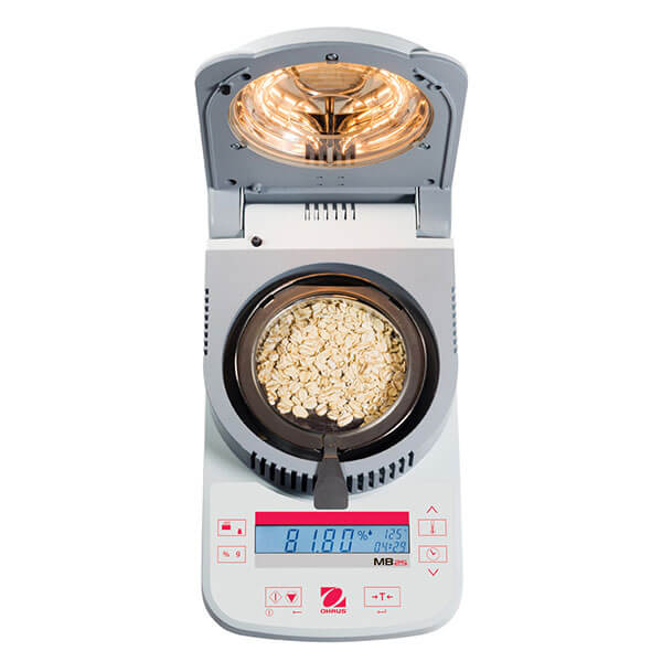 OHAUS-Moisture Balance MB25 Open Propped From Top
