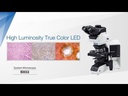youtube - [Video of Evident BX53 microscope with High Luminosity True Color LED]