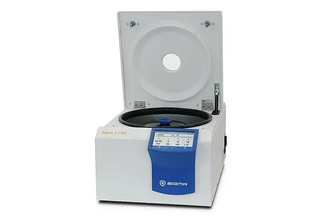 Sigma-3-17KT-benchtop-centrififuge-open.webp