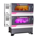 LABWIT ZWYC-290A, 257L Ultimate Cell Stackable Shaking Incubator, 2 units stacked on medium base