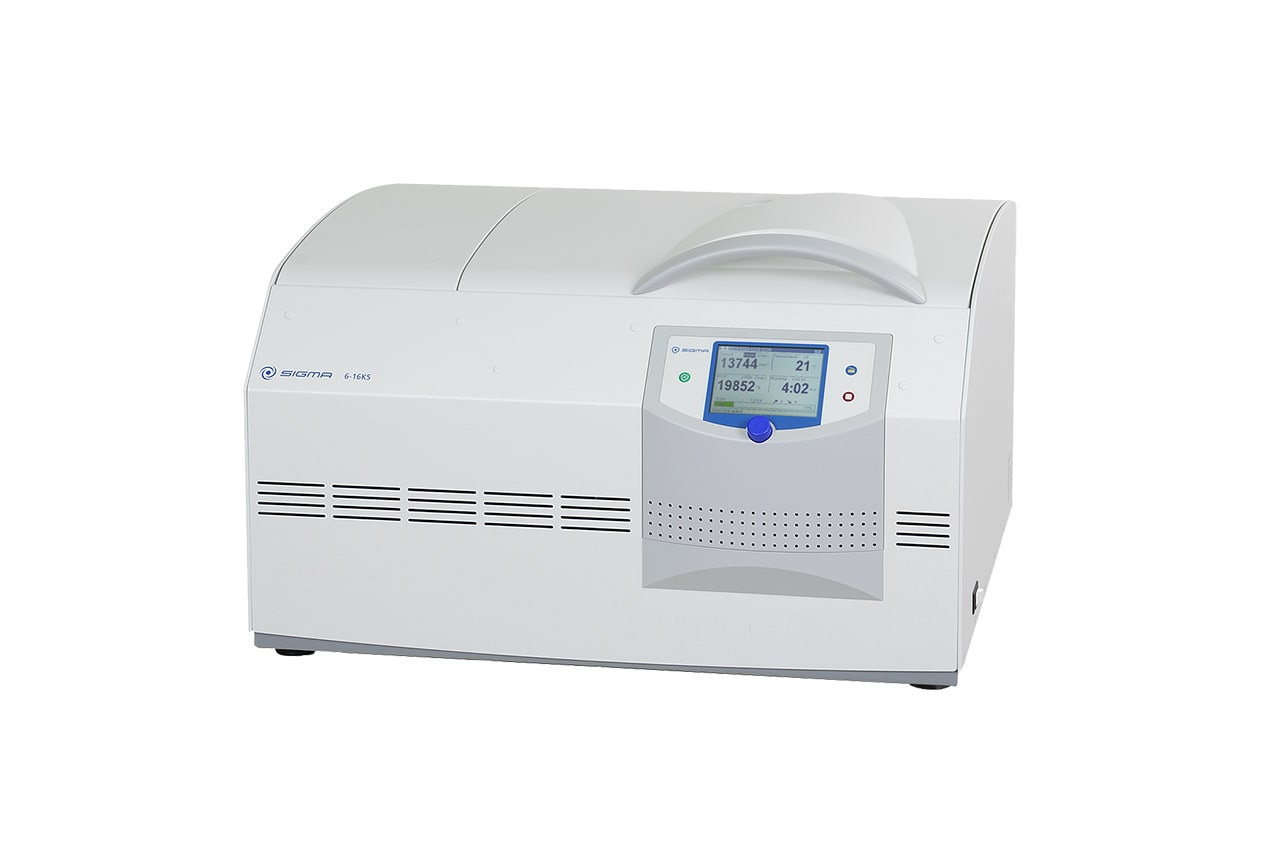 Ensemble pour poches de sang Sigma 6-16KS, centrifugeuse de paillasse réfrigérée, comprenant un rotor 11660, 4 bacs 13625 et 4 adaptateurs 13627, 220-240 V, 50 Hz