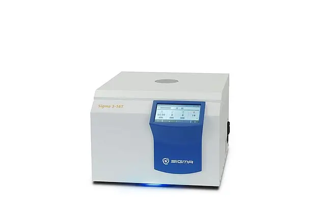 Sigma 3-16T, laboratory benchtop centrifuge, 100-240 V, 50/60 Hz