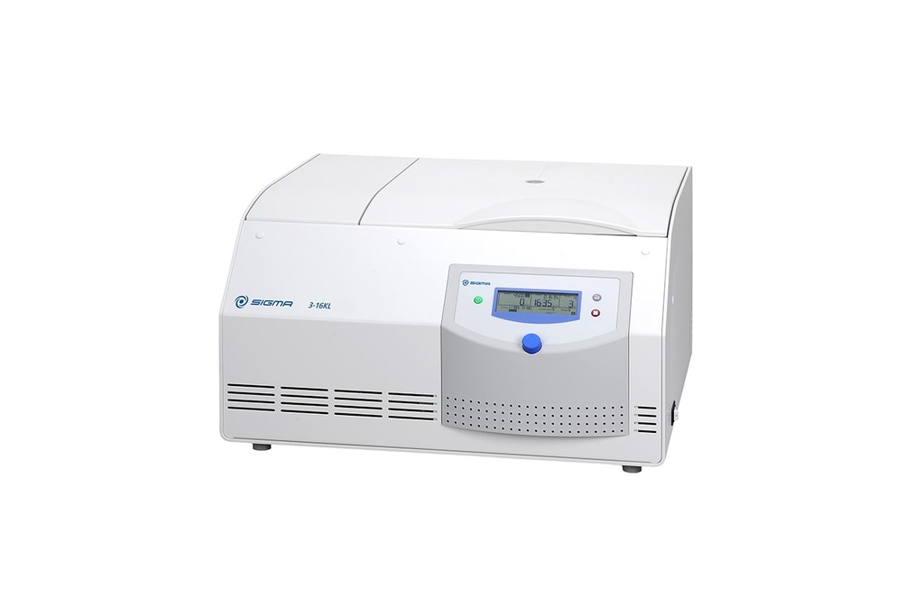 Sigma 3-16KL, refrigerated benchtop centrifuge 220-240 V, 50/60 Hz
