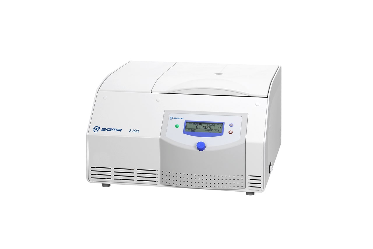 Sigma 2-16KL, refrigerated centrifuge 220-240V, 50/60Hz