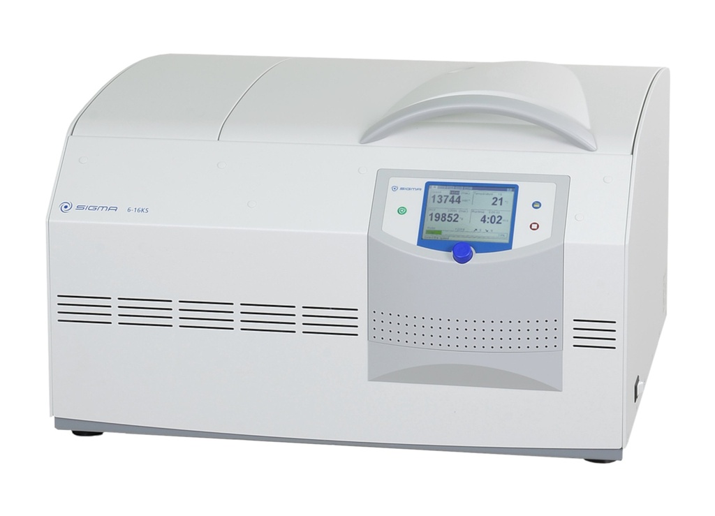 Sigma 6-16KS, refrigerated benchtop centrifuge 220-240 V, 50 Hz