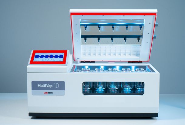 MultiVap10 Automated concentrator - 10 sample positions