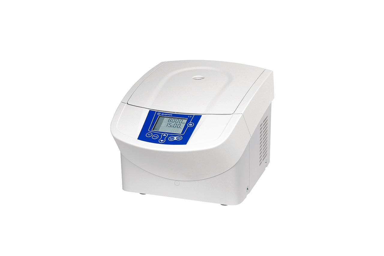 Sigma 1-7, centrifugeuse de paillasse. 100-240 V, 50/60 Hz