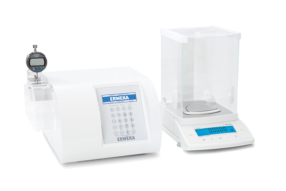 TBH 325 TD tablet hardheidsmeter inclusief dikte- en diametermeting