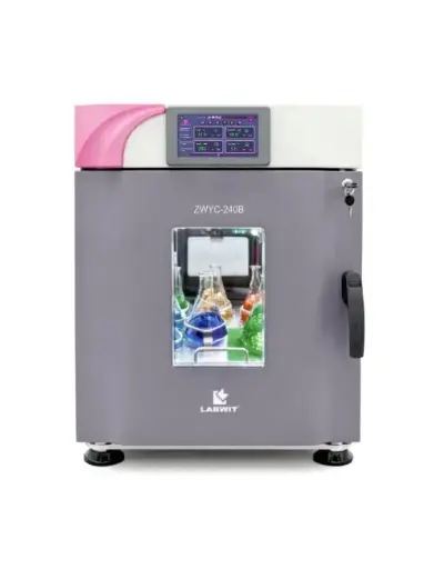 120L tafelmodel incubator shaker (Peltier), 2–300 rpm, 4–60°C