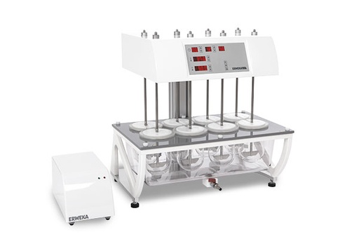 DT 128 light (HH) Testeur de dissolution avec récipients, pales et axes